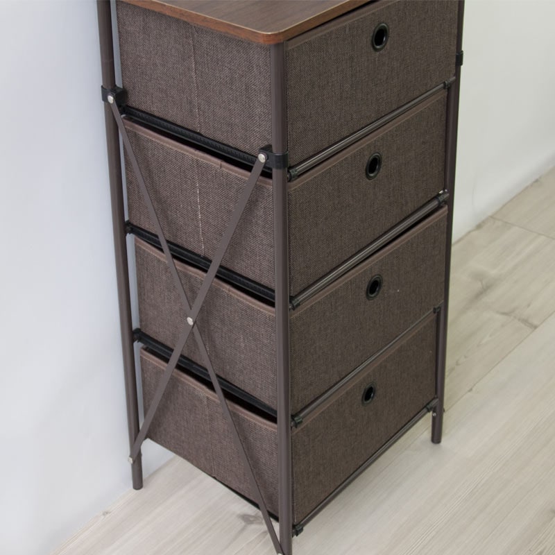 簡単組立チェスト 4段｜B-COMPANY公式オンラインショップ