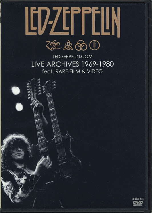 LED ZEPPELIN / LIVE ARCHIVES 1969 - 1980 (3DVD-R) JOHANNA / JPD