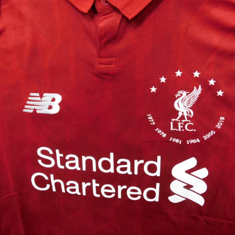 リバプール 18/19 CL6times ホーム 半袖 ユニフォーム new balance