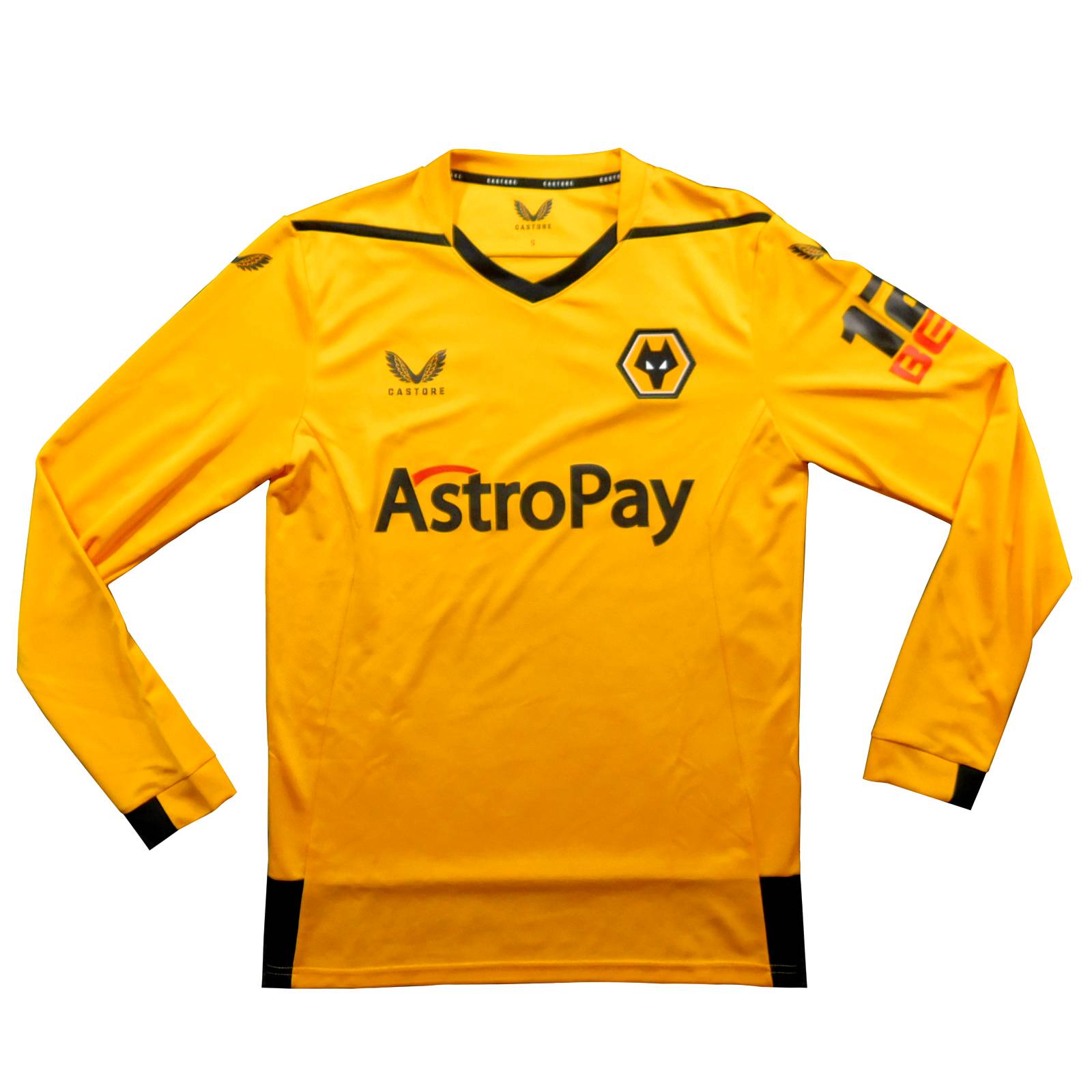 ウルヴァーハンプトンワンダラーズ 22 ホーム 長袖 ユニフォーム