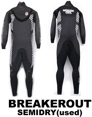 BREAKEROUT フロントロングチェストジップ 5/3mm FULL 予約】 ウェット