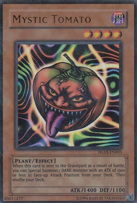 MYSTIC TOMATO/キラー・トマト 英語[ｳﾙﾄﾗﾊﾟﾗﾚﾙ](HL03-EN005) | 遊戯王