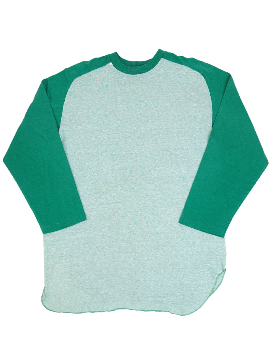 80's トリコタグ チャンピオン 切り替え 緑霜降り 無地 フリーダム