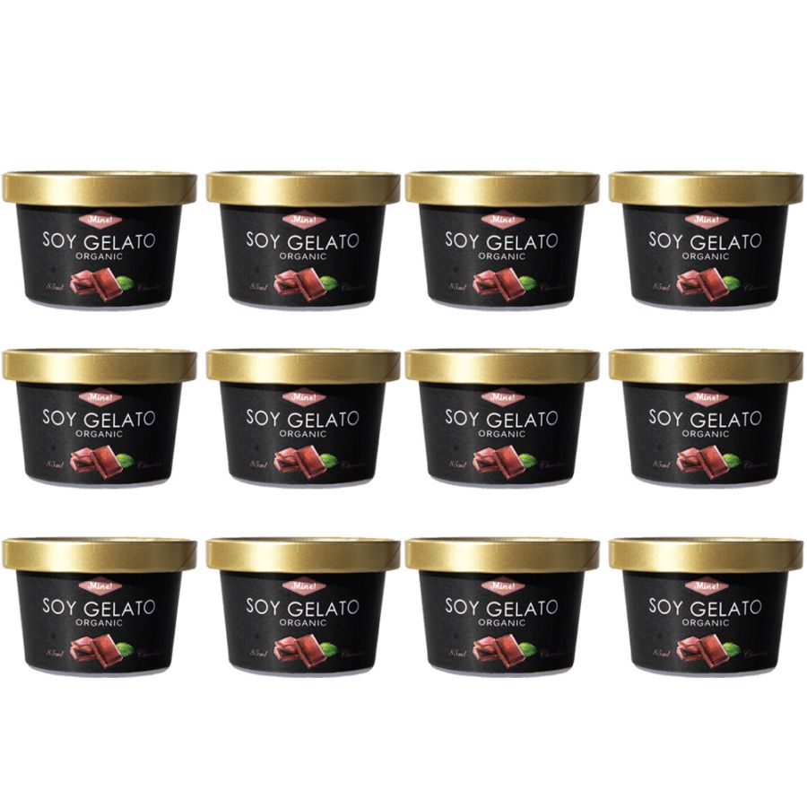 豆乳アイス】Mine! オーガニックSOYジェラート85mlx4個セット（ﾊﾞﾆﾗ×2