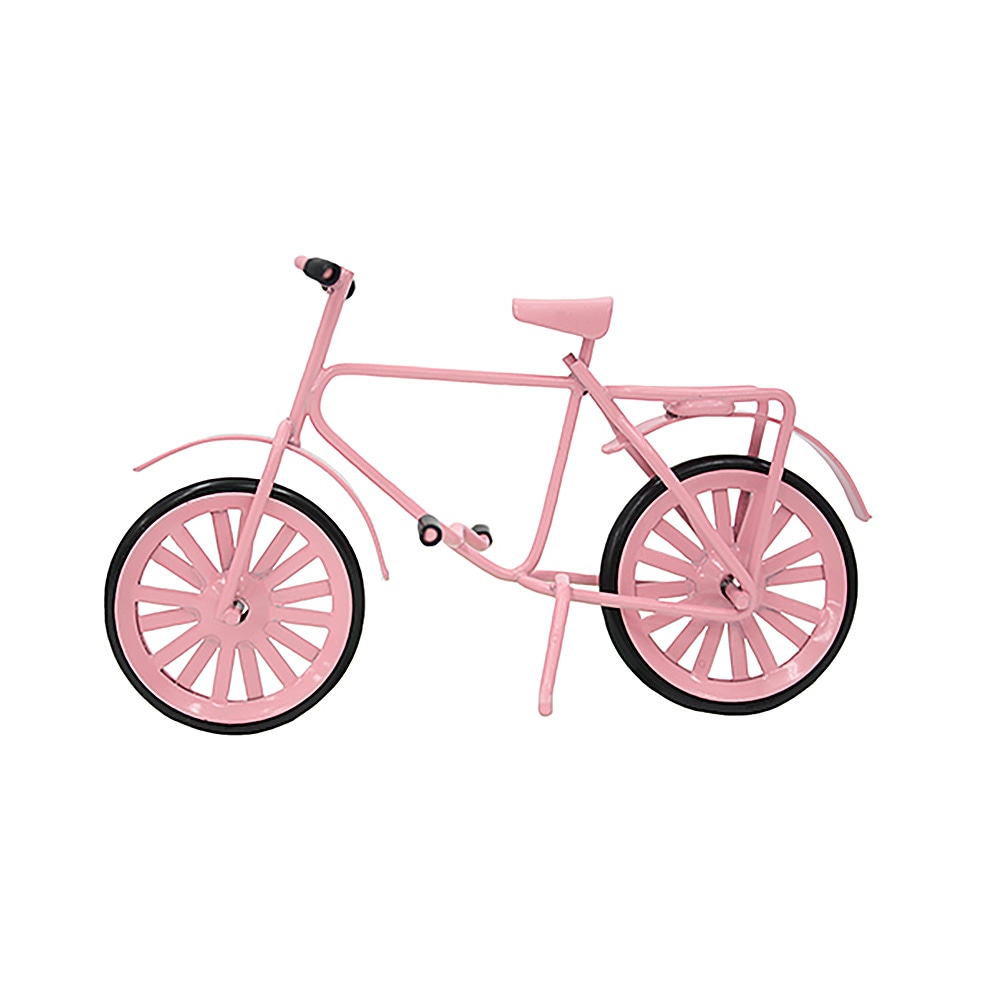 ピンクの自転車 | ミニチュアパーツ | ビリーの手作りドールハウス