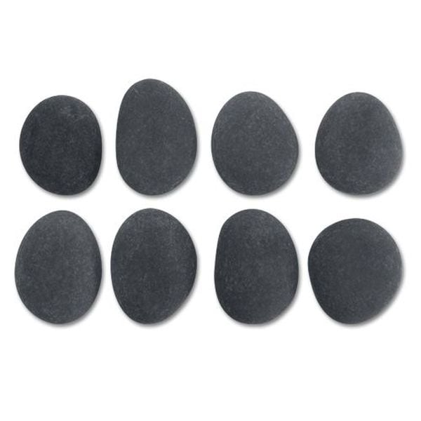 ホットストーン 身体用玄武岩(大)8個セット(アリゾナ)(約6-9cm 厚み