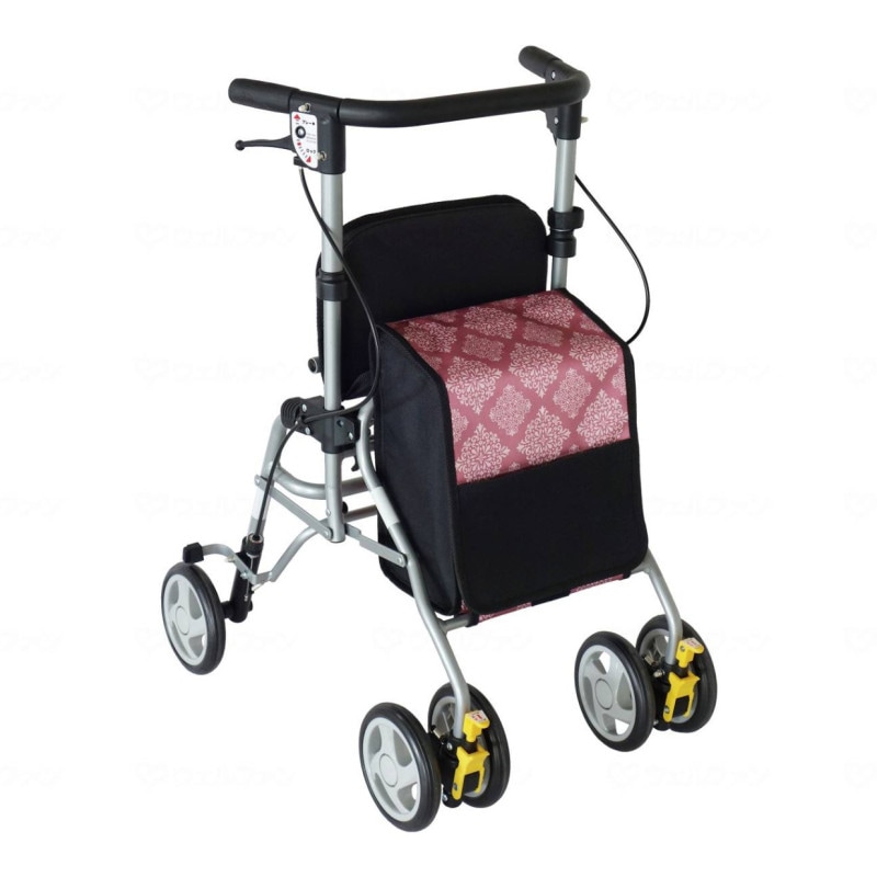 シンフォニー SPスリム 花柄紺 ｜ シルバーカー・歩行器,歩行器・歩行