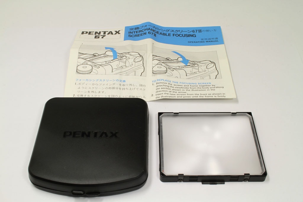 中古 ペンタックス 67II用 フォーカシングスクリーンBA-61