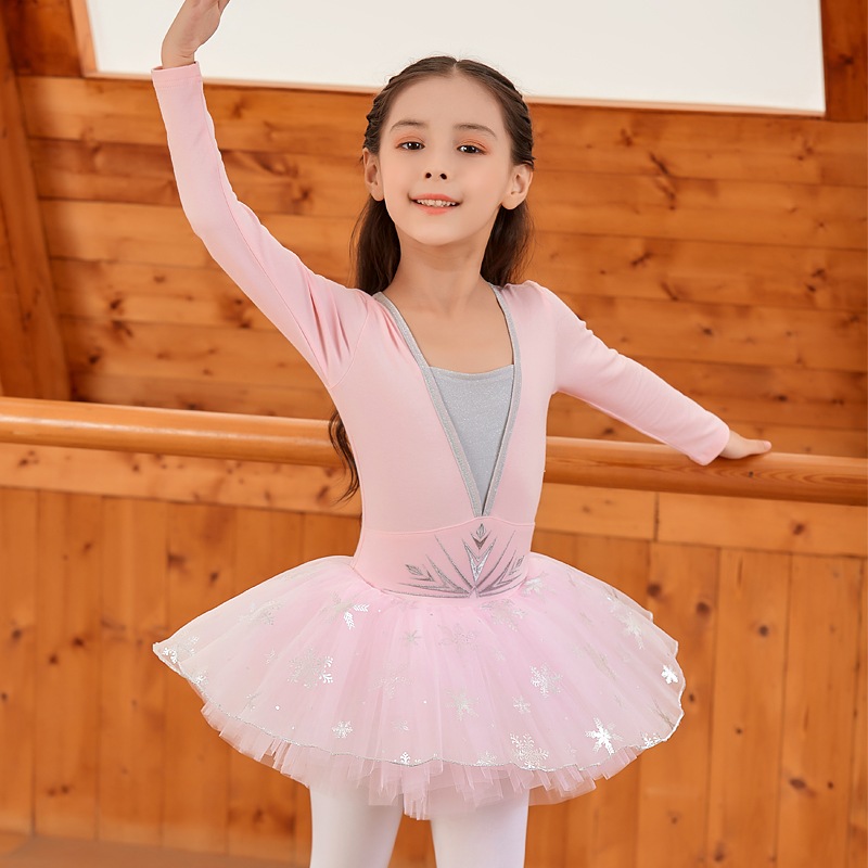 長袖バレエレオタード キッズジュニア 2色展開 SIK1803 | すべての商品