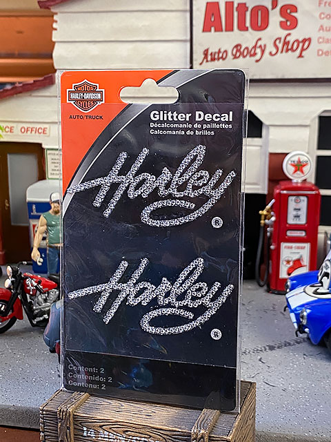 ハーレーダビッドソン オフィシャルステッカー グリッターデカール