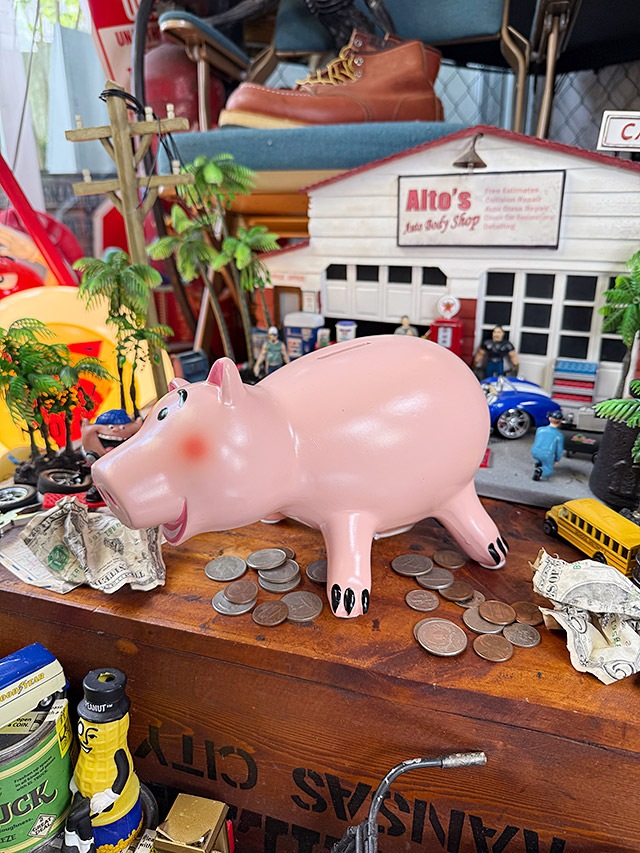 トイストーリー ハム セラミック コインバンク 22cm 貯金箱の通販