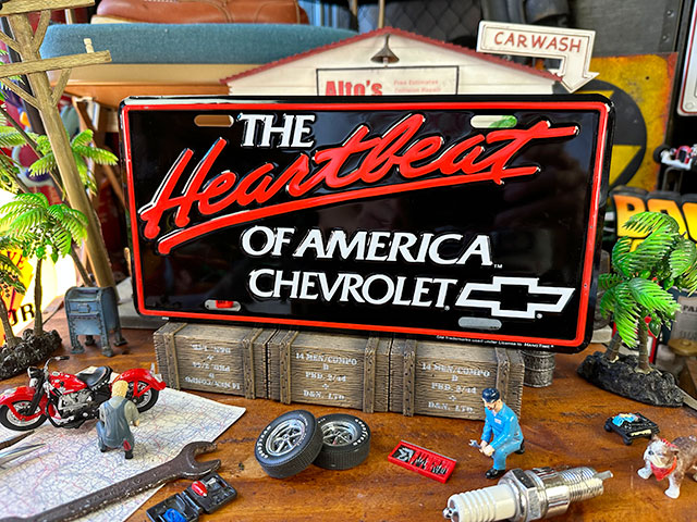 シボレー ライセンスプレート （ハートビート）の通販・販売