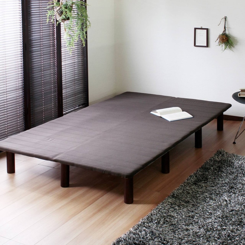 セミダブル】ロール式 すのこベッド ボトムベッド/レクフィビター