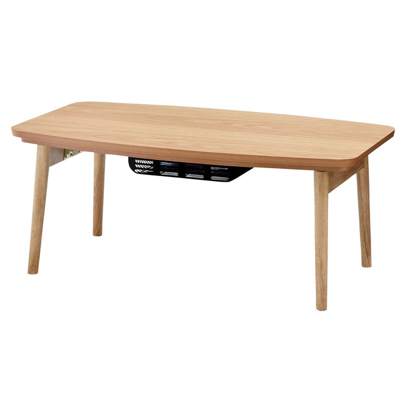 天然木 折りたたみコタツテーブル こたつ【Elfie】エルフィ｜ベッド