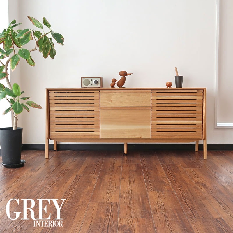 送料無料・完成品・開梱設置】幅160cm 天然木オーク無垢材使用 脚付き