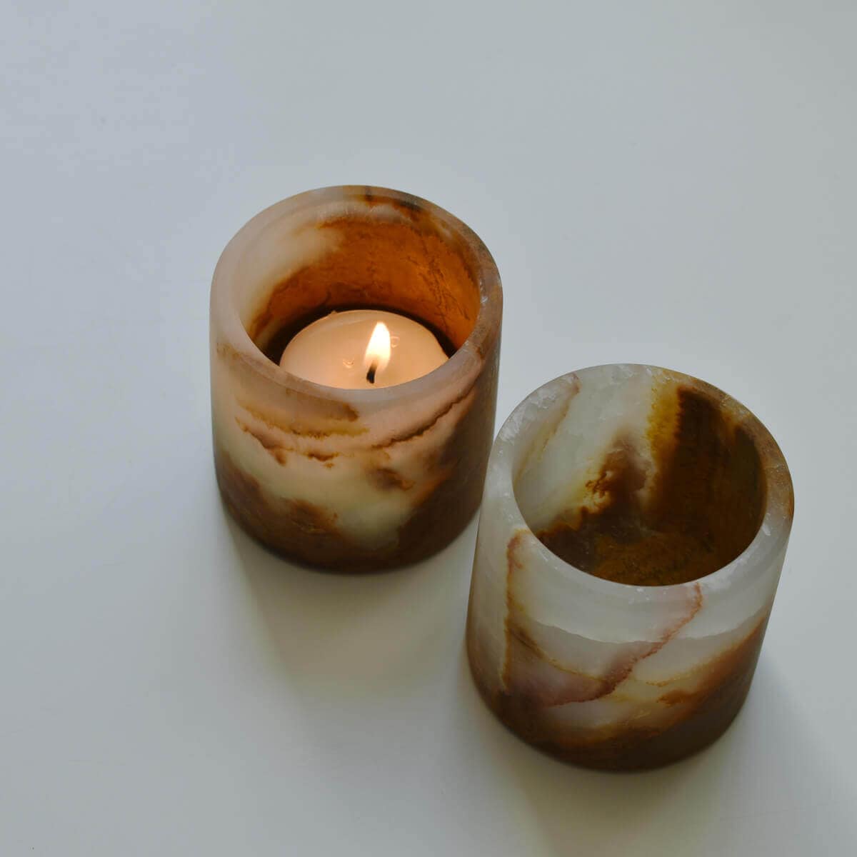 HANDMADE ONYX CANDLE HOLDER / Mexican Artisans｜CATAWARA（カタワラ）