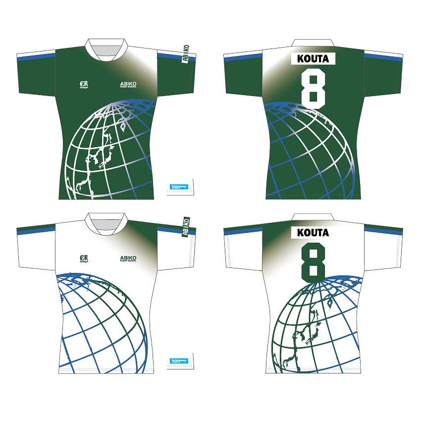 あびこラグビースクールジャージ リバーシブル(ジュニアサイズ