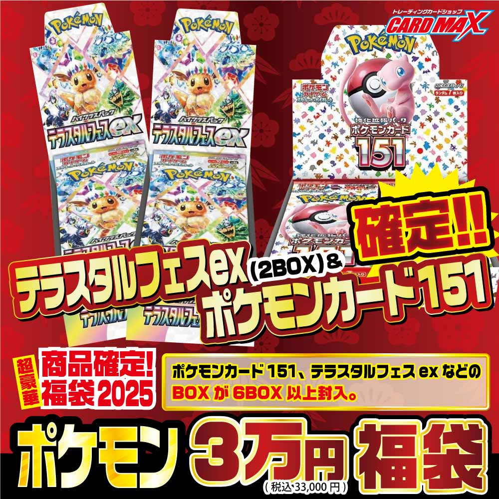 2025年 新春ポケモン 超豪華3万円 福袋【ポケモンカードゲーム