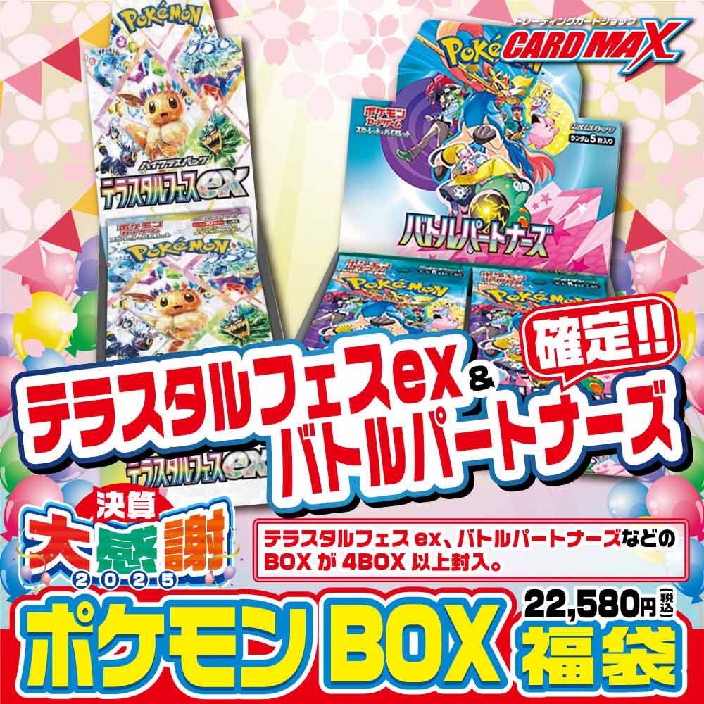 2025年 決算ポケモン 超豪華22580円BOX福袋【ポケモンカードゲーム