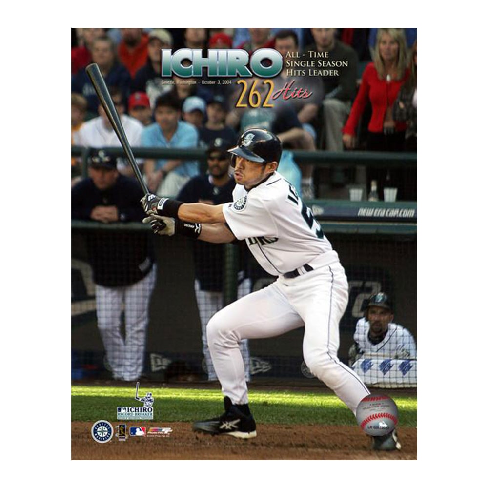 イチロー 262安打記念 8x10 フォト シアトル・マリナーズ 5/25入荷