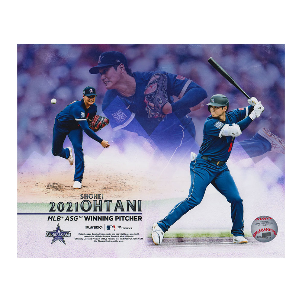 大谷翔平 2021 第91回オールスターゲーム 勝利投手記念 8x10