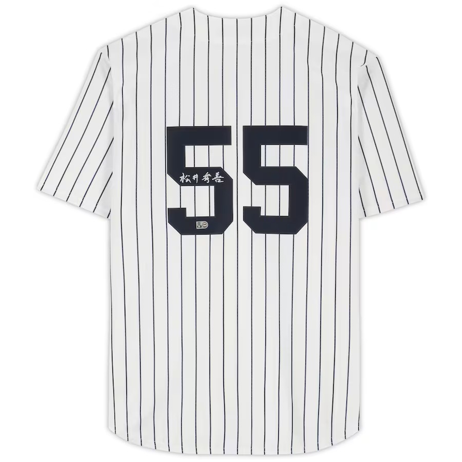 松井秀喜 MLB 直筆サイン入りヤンキースナイキクーパースタウン