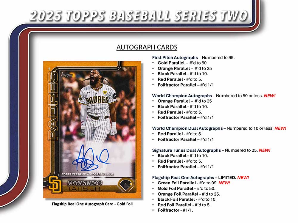 MLB 2025 Topps Series 2 Baseball Mega Box 6/26入荷！ ｜カード