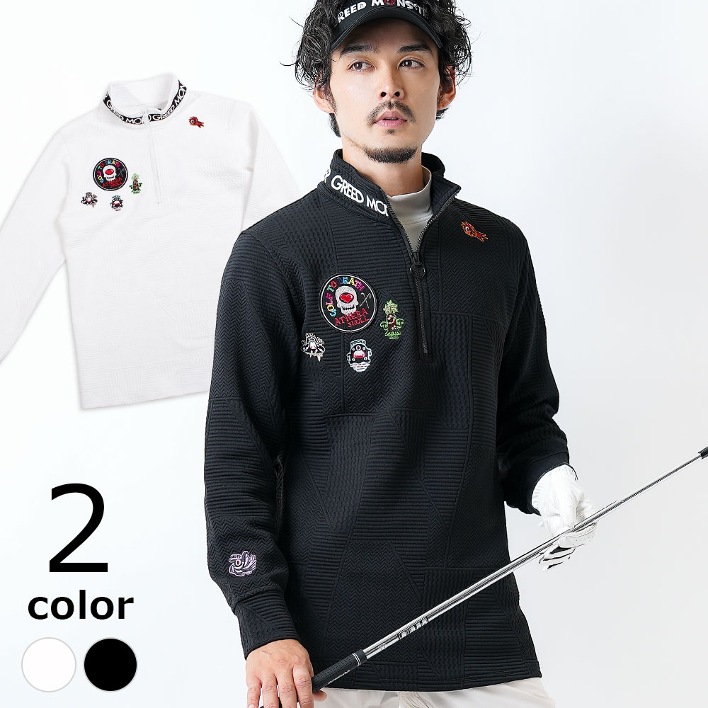 ジャガード ロゴ テープ スタンドカラー ジャケット【GREED MONSTER