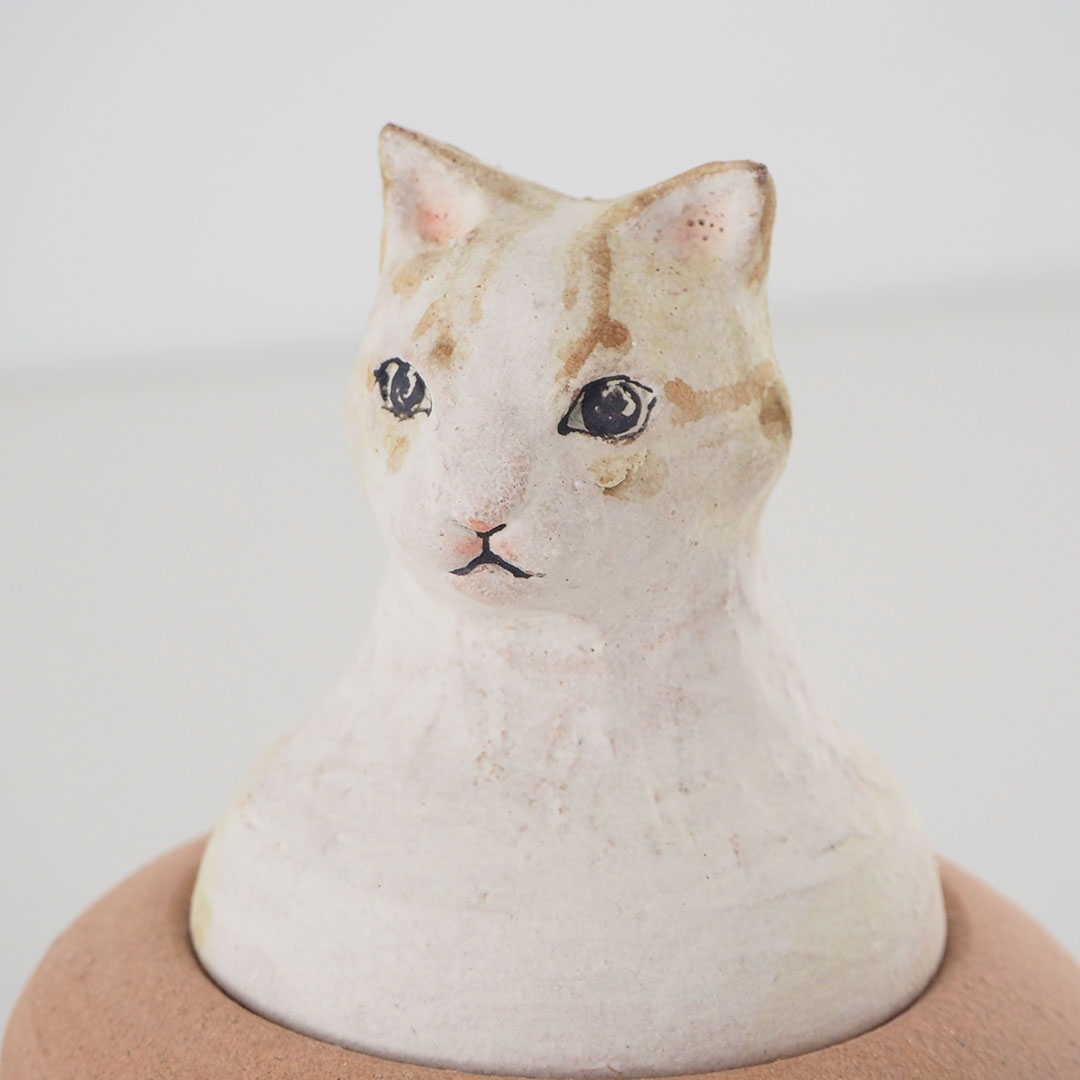 カノプス壺/ねこ | acne.pottery.studio | 糸島くらし×ここのき 公式