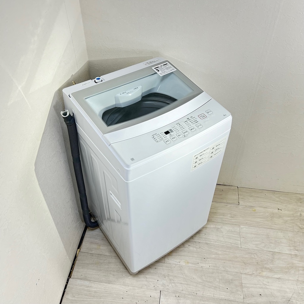 中古 全自動洗濯機 風乾燥機能 ニトリ 6.0kg NTR60 2021年製