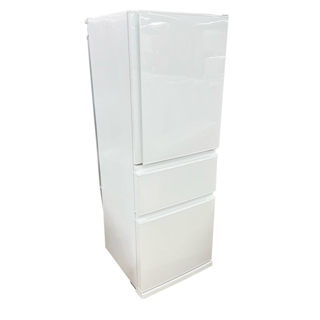 中古近郊送料格安 330L 3ドア冷蔵庫 三菱 MR-C33G-W 2022年製 自動製氷