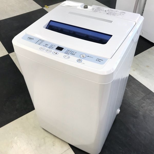 AQUA/アクア 全自動電気洗濯機 AQW-S60J 6㎏ 2021年製 札幌 東区