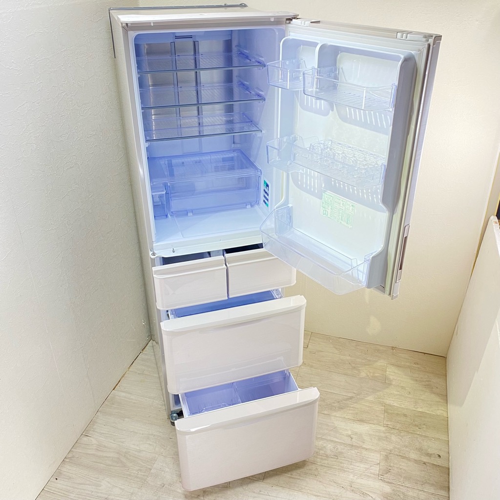 中古 近郊送料格安 424L プラズマクラスター 5ドア冷蔵庫 シャープ SJ