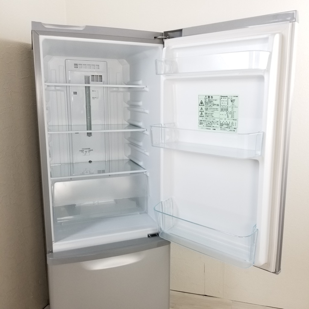 中古 ちょっと大き目 2ドア冷蔵庫 パナソニック 168L 2016年製 冷蔵庫