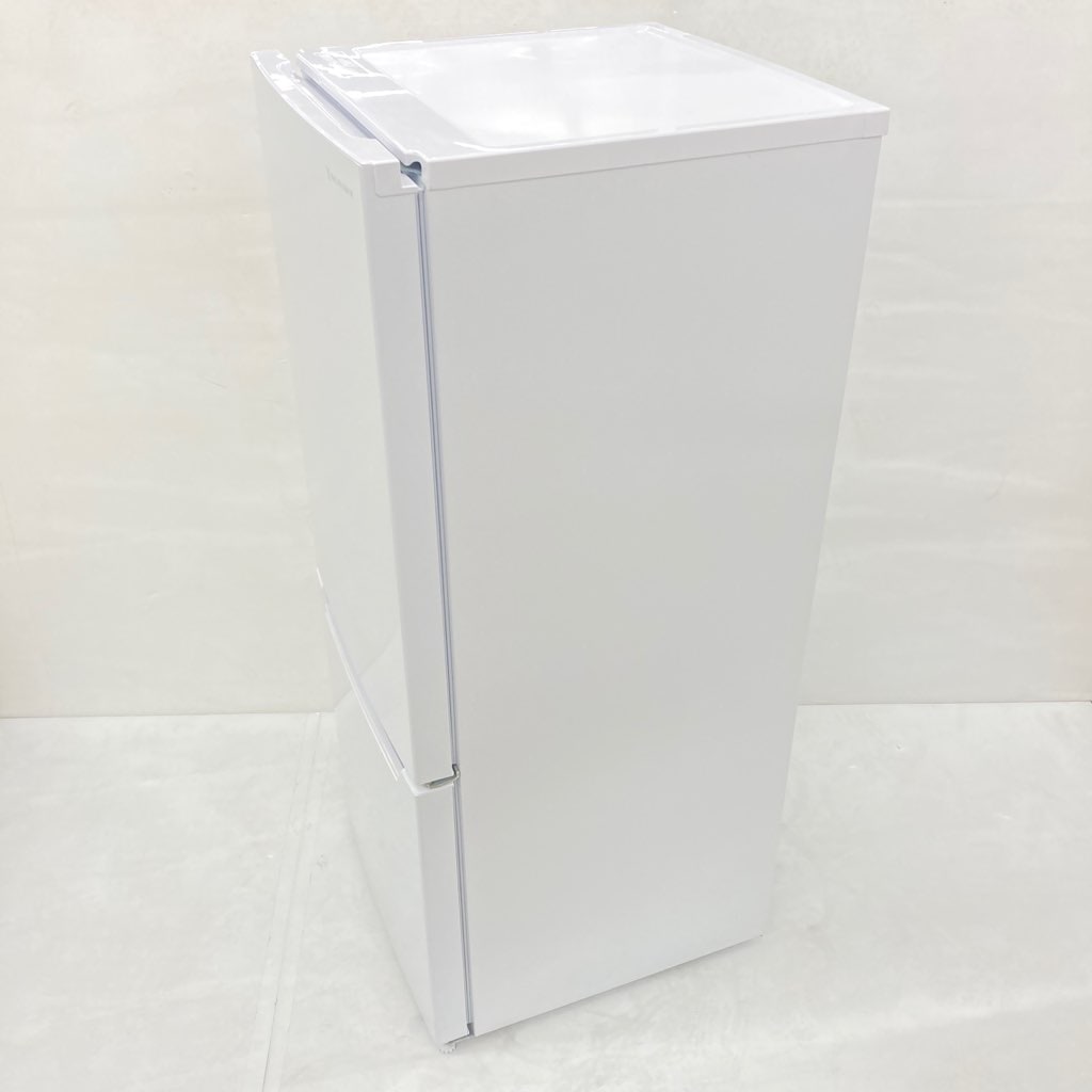 中古 117L 2ドア冷蔵庫 ヤマダ電機モデルYRZ-C12H1 2021年製 直冷式