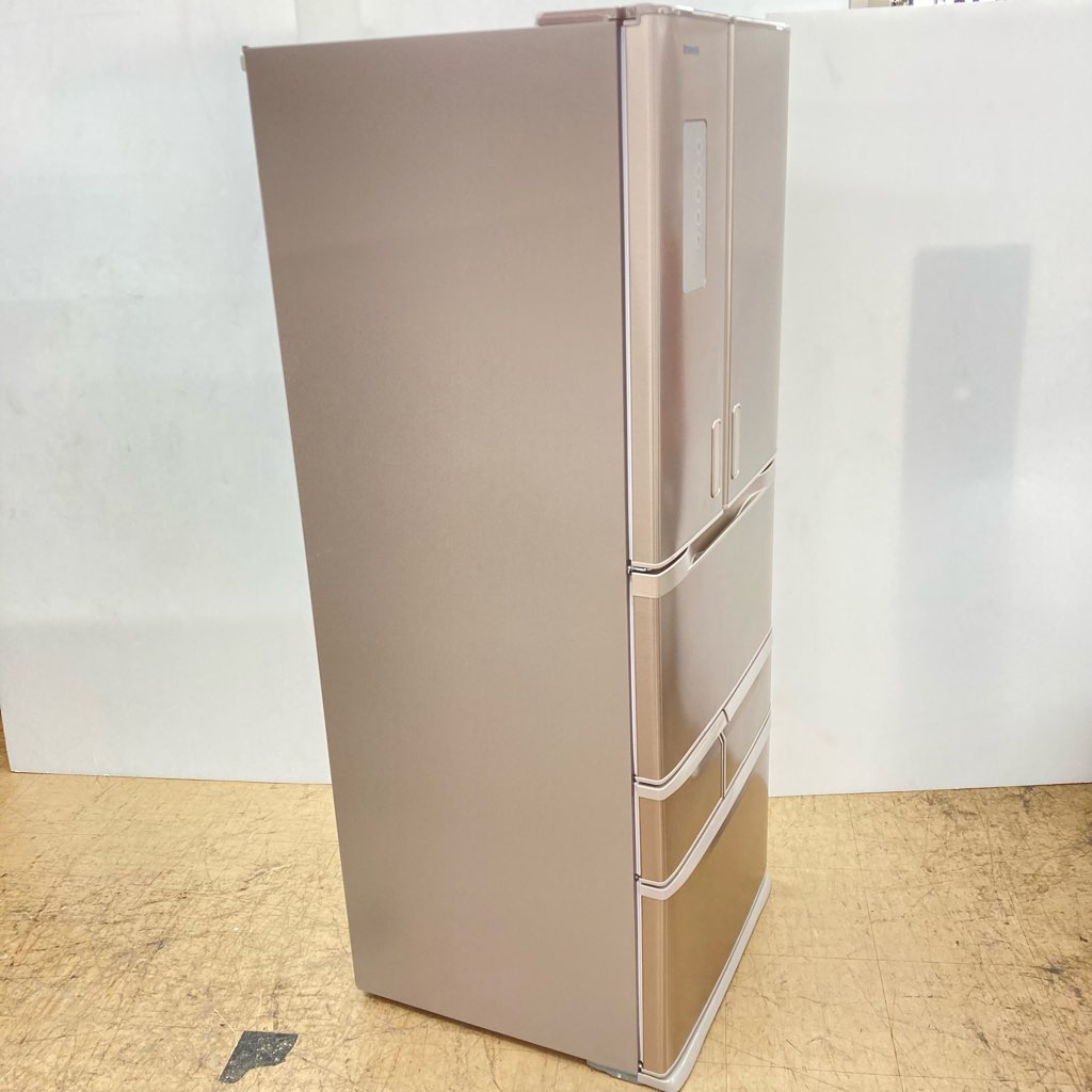 中古 店舗近郊限定 東芝 473L 6ドア冷蔵庫 フレンチドア GR-477F-N レ