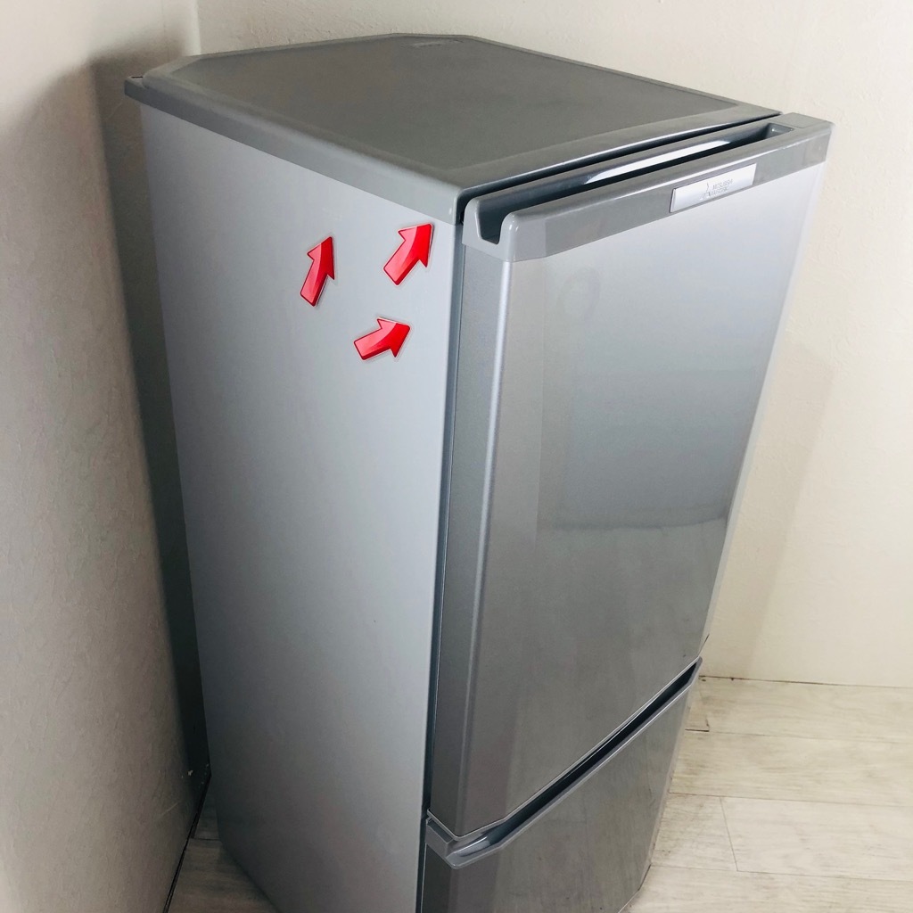 中古 冷蔵庫 三菱 MR-P15Y-S 146L 2ドア冷蔵庫 シルバー 2015年製 単身