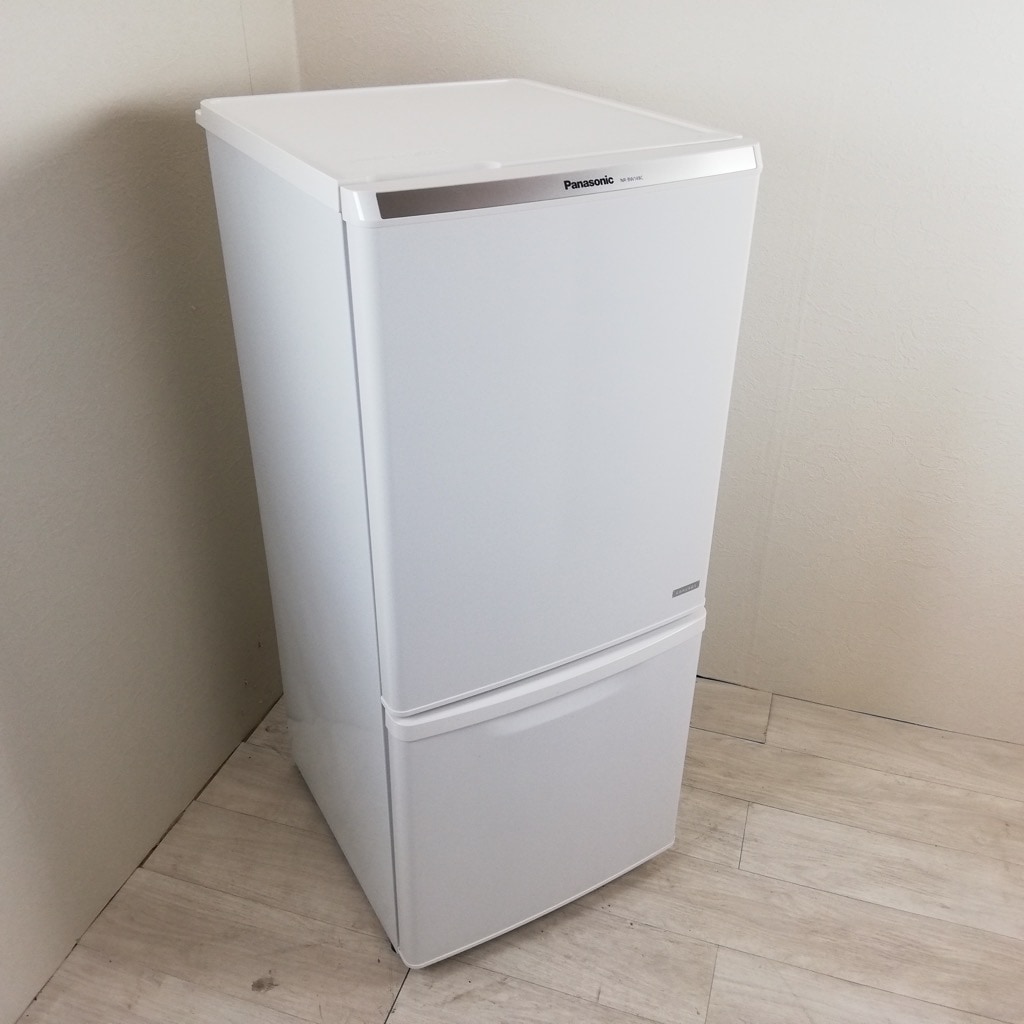 中古 138L 2ドア冷蔵庫 パナソニック NR-BW148C-W 2016年製 ホワイト