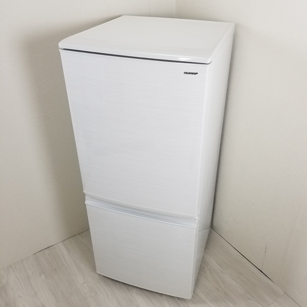 中古 高年式 137L つけかえどっちもドア 2ドア冷蔵庫 シャープ SJ-D14D