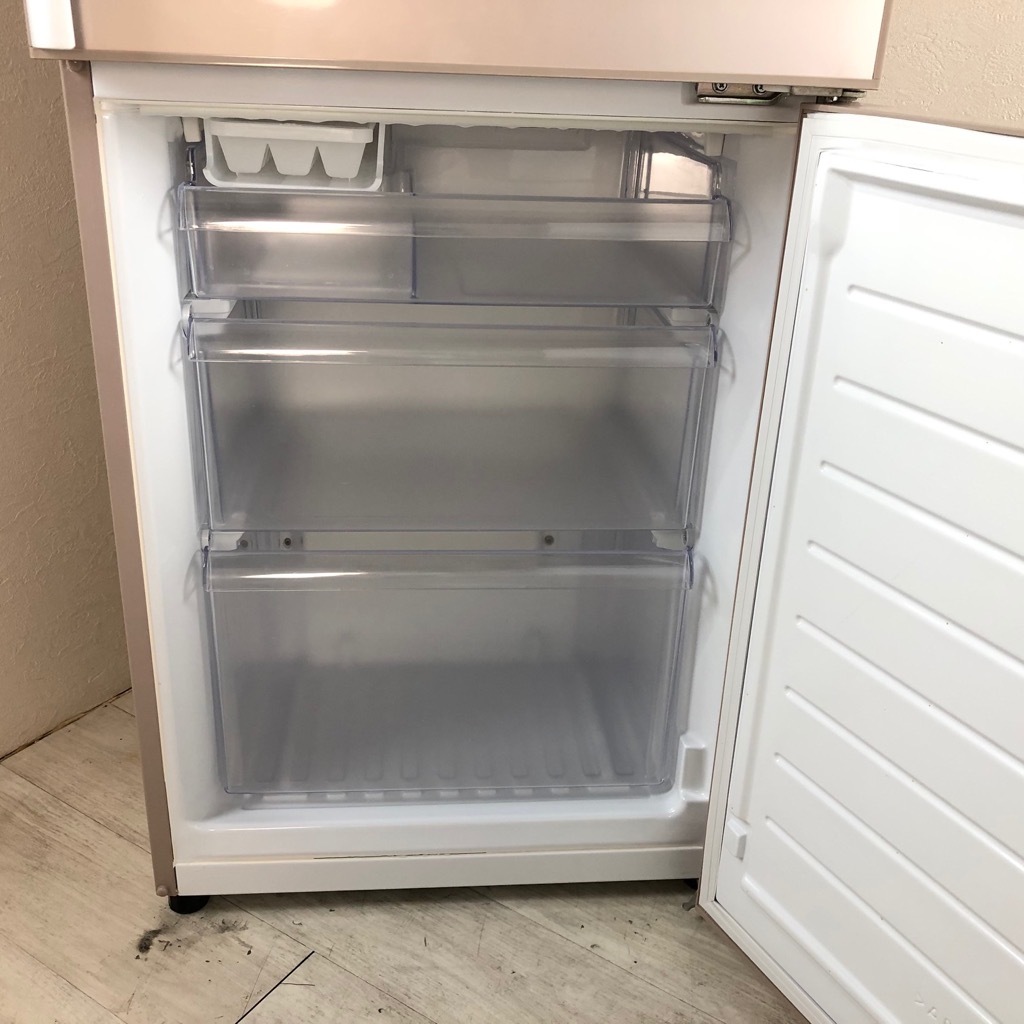 中古 270L 2ドア冷蔵庫 サンヨー SR-D27U-P 2011年製 シャインピンク