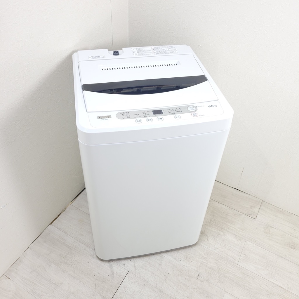 中古 全自動洗濯機 ヤマダ電機 6.0kg 2020年製造 一人暮らし 単身用 6