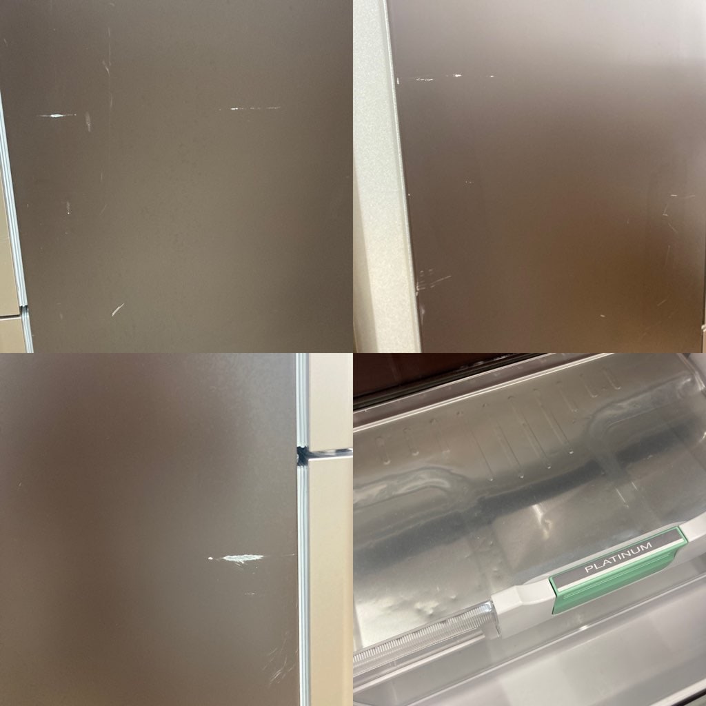 中古近郊自社便可 送料格安 475L日立 6ドア冷蔵庫 R-G4800F-XT 2016年