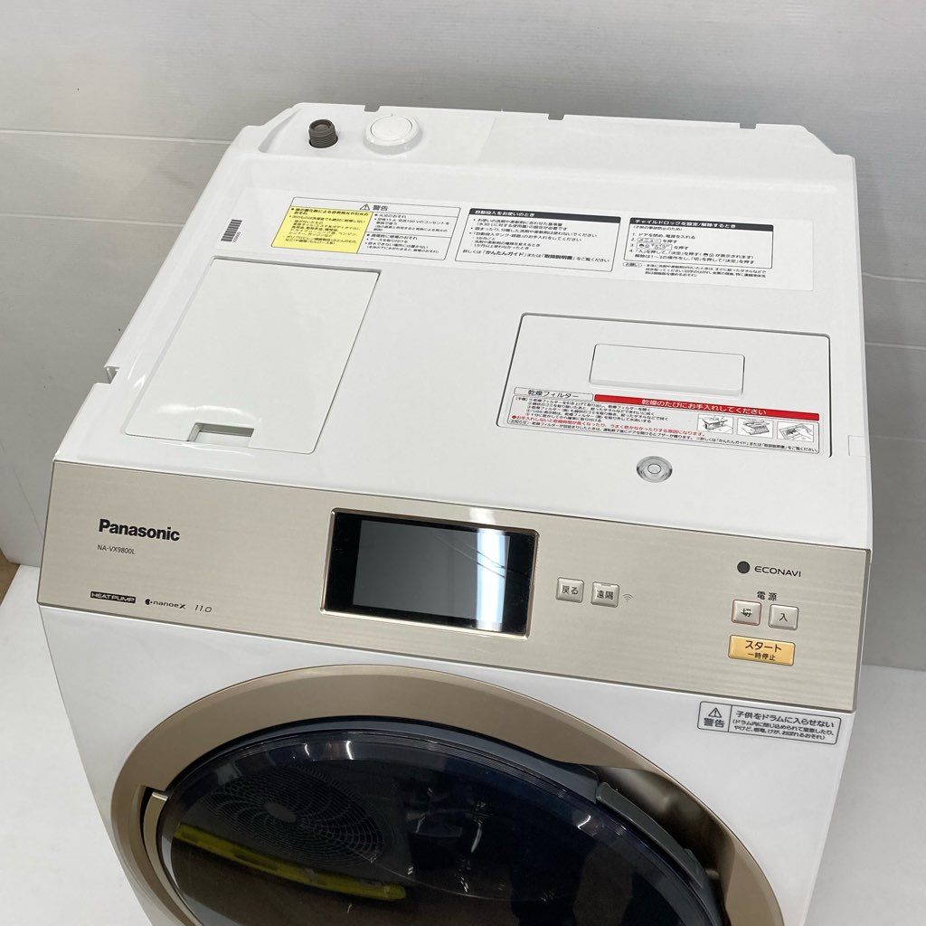 中古 人気 パナソニック 11.0 6.0kg ドラム式洗濯乾燥機 NA-VX9800L