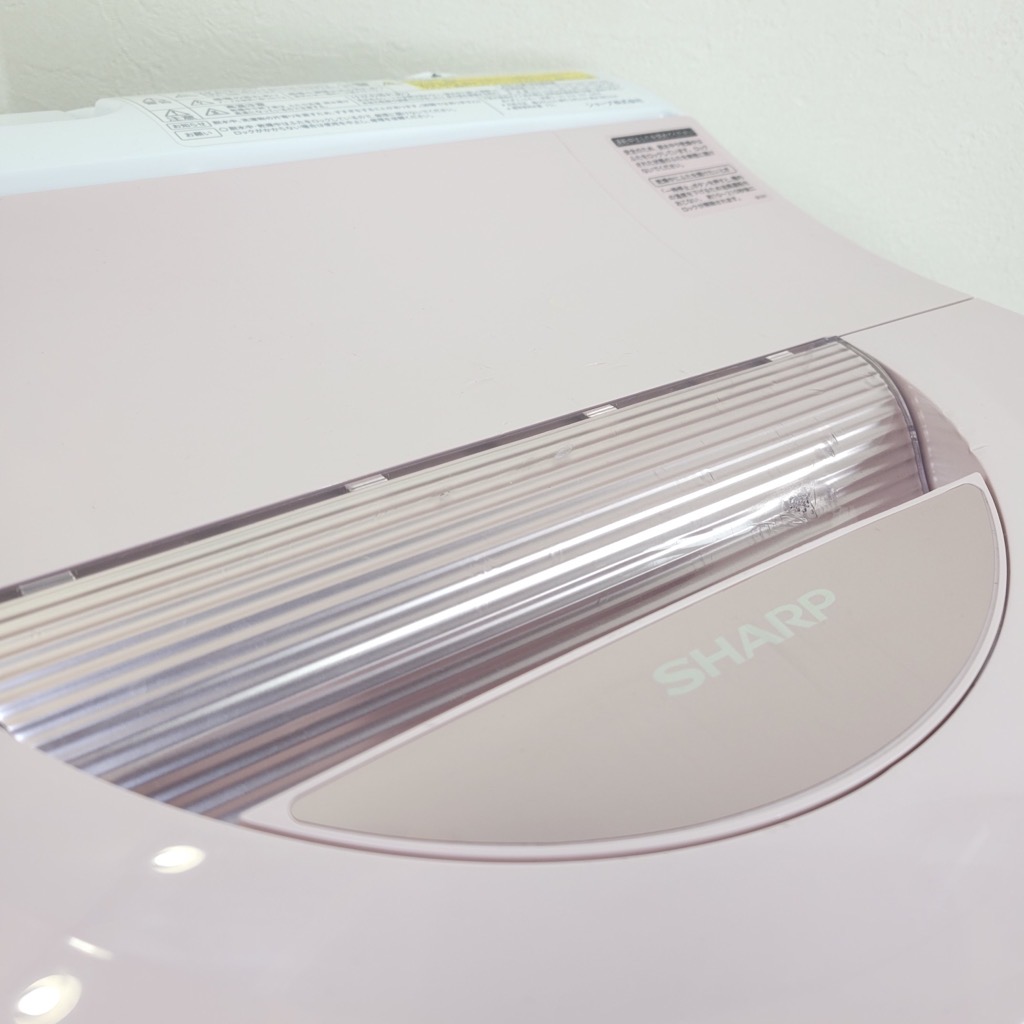 中古 洗濯5.5kg 乾燥3.5kg 全自動洗濯乾燥機 シャープ ES-TX5A-P 2017