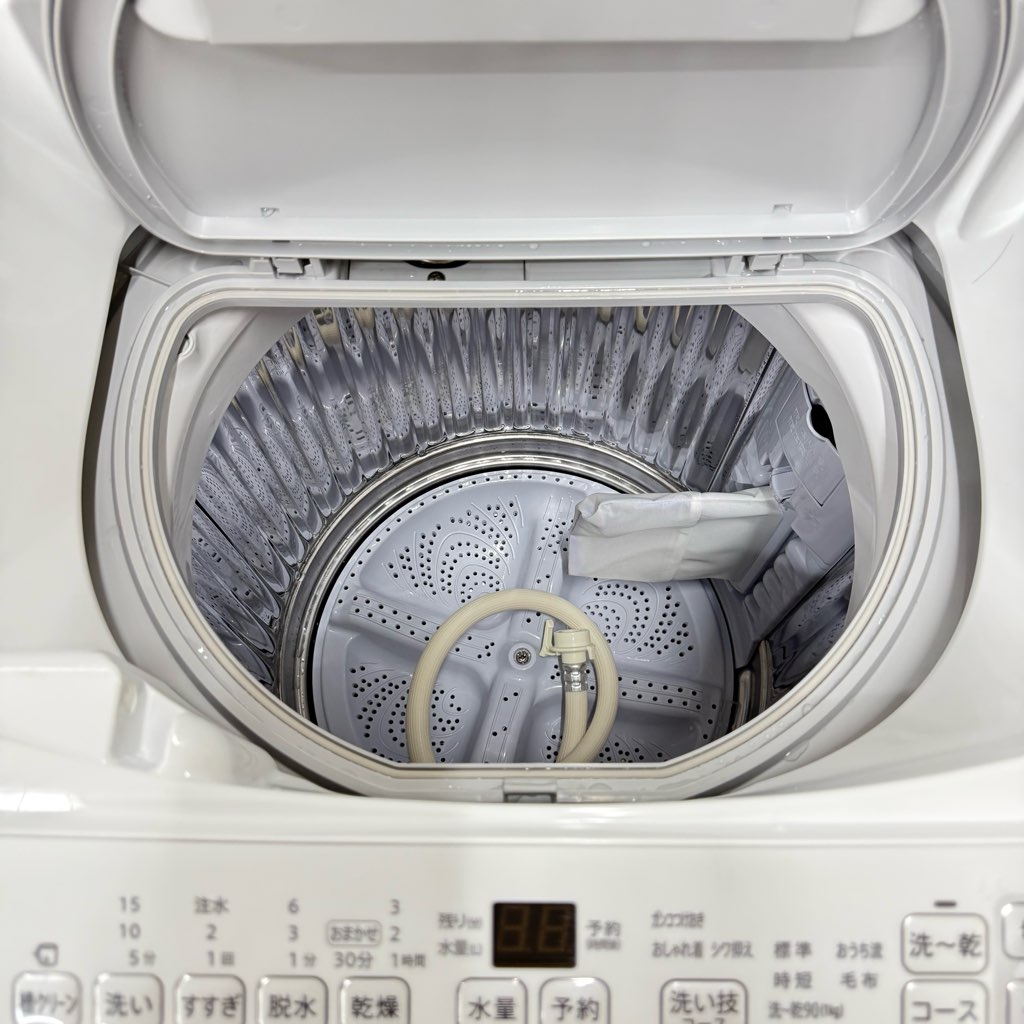 中古 洗濯6.5kg 乾燥3.5kg 全自動洗濯乾燥機 シャープ ES-TX6G-S 2023