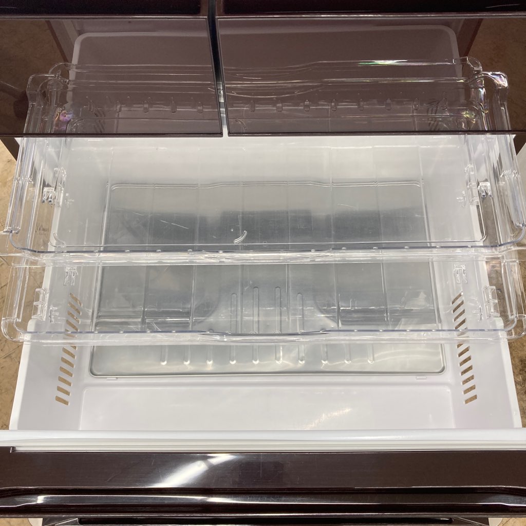 中古自社便限定 日立 517L 6ドア冷蔵庫 R-G5200F-XT 2015年製 自動製氷