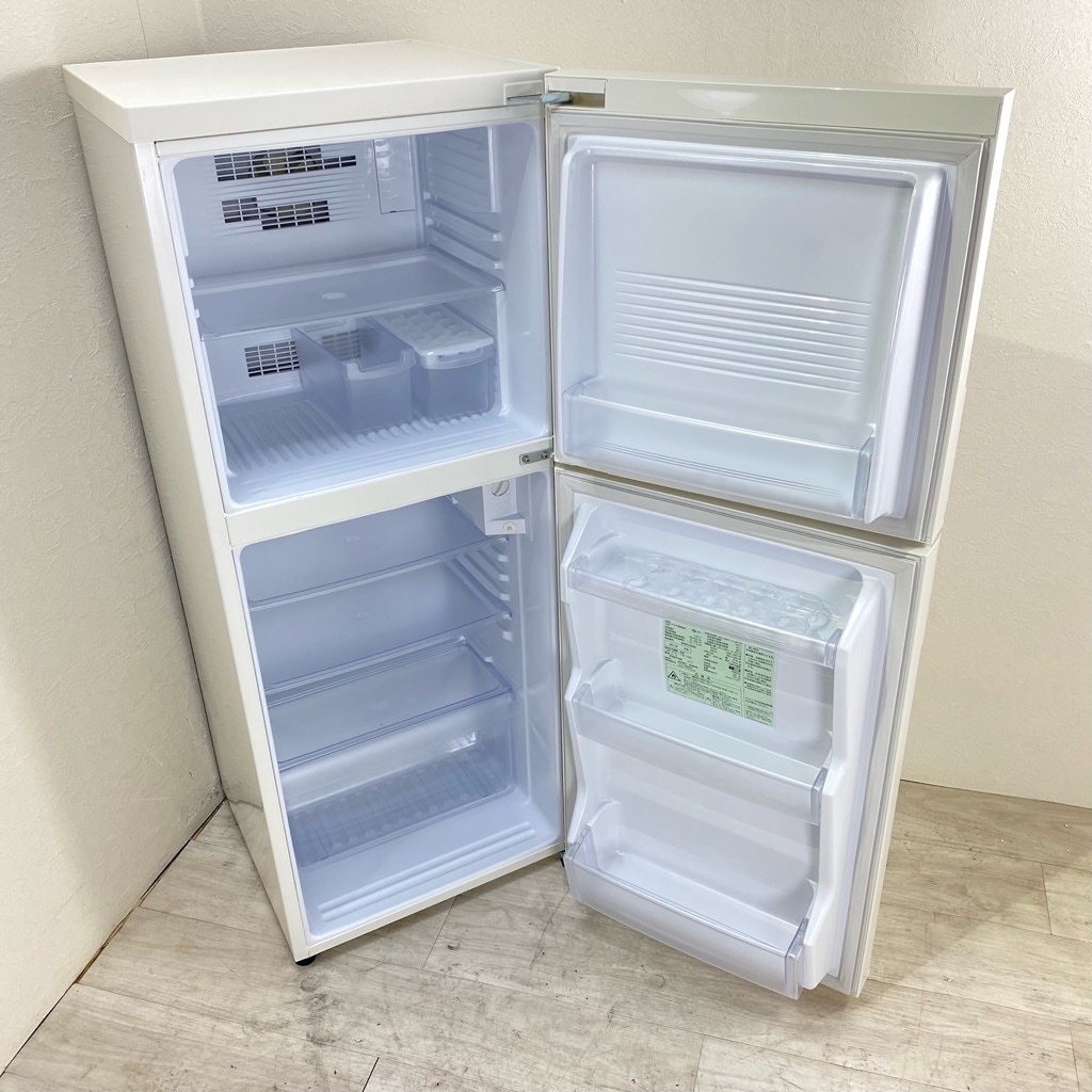 中古 希少 140L 2ドア冷蔵庫 無印良品 AMJ-14D-3 2018年製 ホワイト