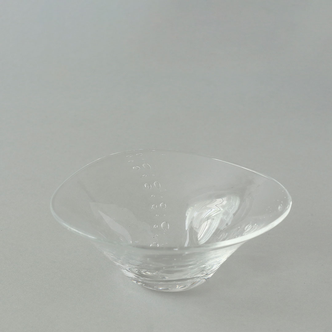 水あわ三角鉢 （ガラス工房玄々舎） | 深皿・ボウル | cotogoto