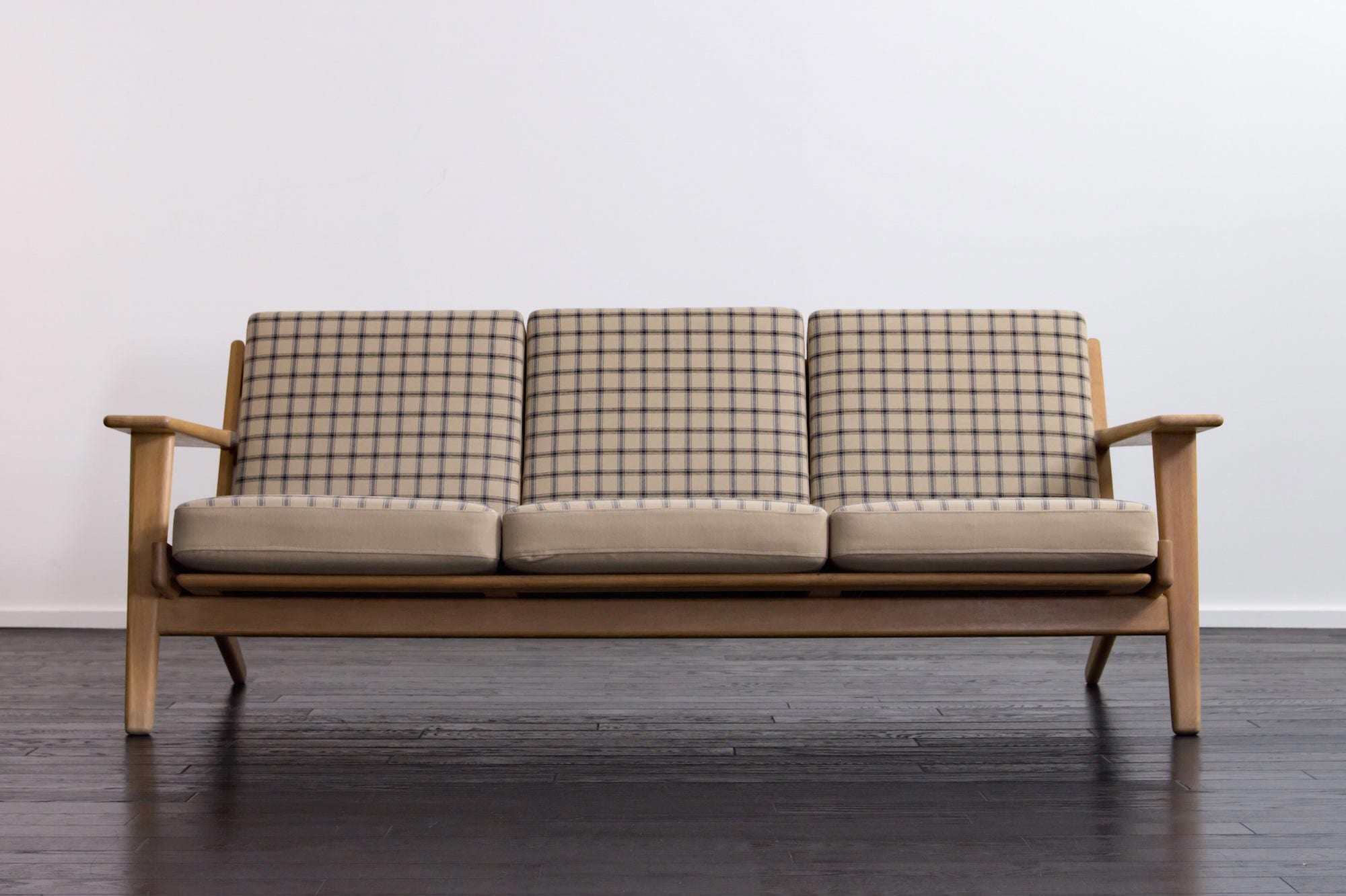 ソファ GE290 チェック柄 北欧ヴィンテージ家具の通販