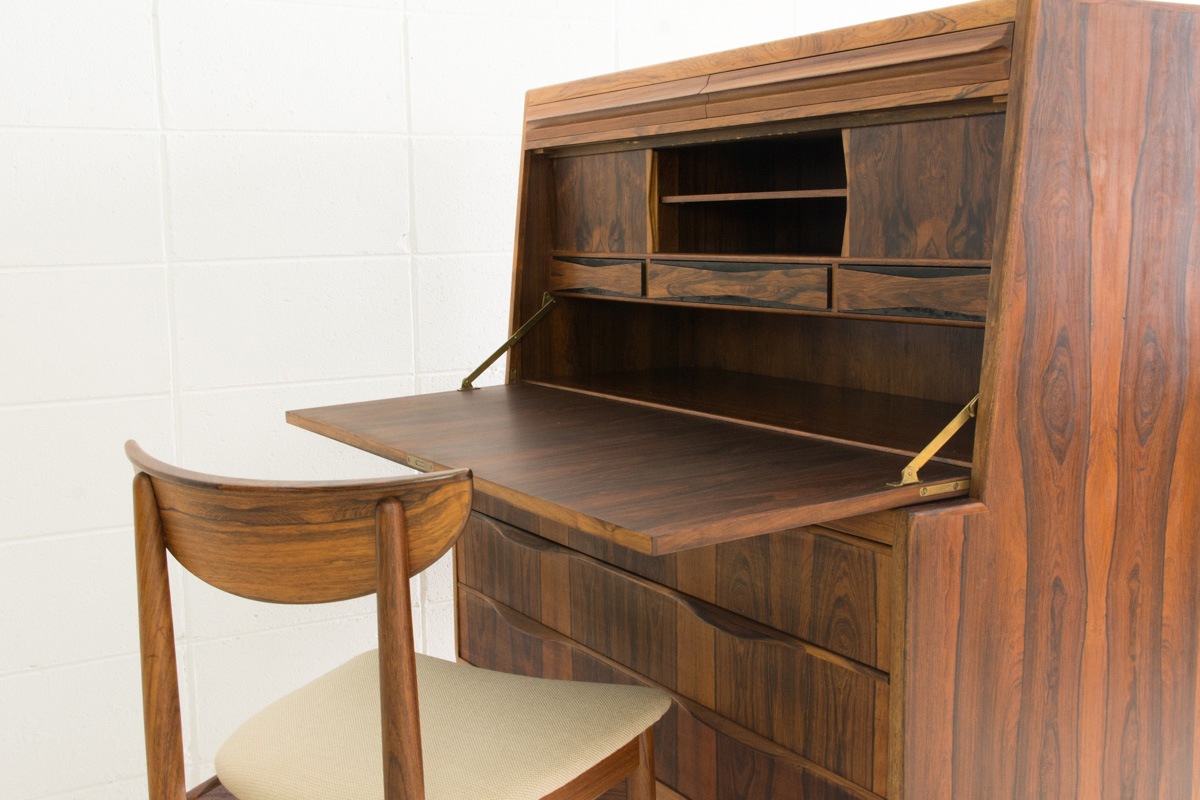 Erling Torvits ビューロー ローズウッド 北欧ビンテージ家具CLOVERKY